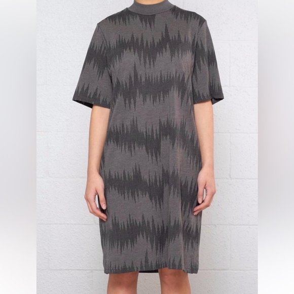 Cheap Monday Smash Lightning Grey Cotton Dress - Picture 1 of 14